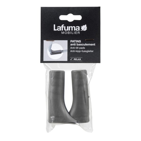 Bodenschoner -Set schwarz für Lafuma FUTURA Relaxsessel