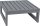 Stern NEW Holly 72 x 72 x 33 cm Beistelltisch / Hocker graphit - Ausstellungsstück -