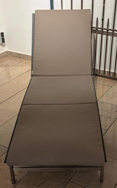 GK Trading Auflage Dessin  beige panama zu Liege 200x60x4cm wetterfest