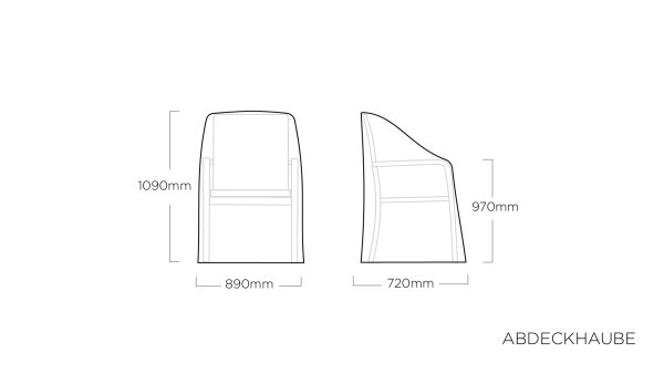 Abdeckhaube für Stapelstühle