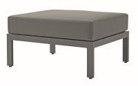 Outdoorlabel FLOW Lounge Hocker anthrazit incl....