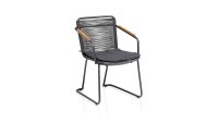 KETTLER GENTLE Dining Sessel Sitzschale m.  mit Armlehne...