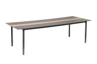 Kettler Gentle Gartenmöbel  Dining-Set (6 Plätze) mit Tisch 250x100cm matt anthrazit rope anthrazit