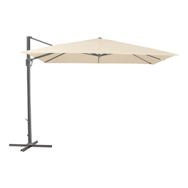 SUNFLEX Ampelschirm 300x300cm 040 ecru - schnell und einfach (ohne Befestigung)