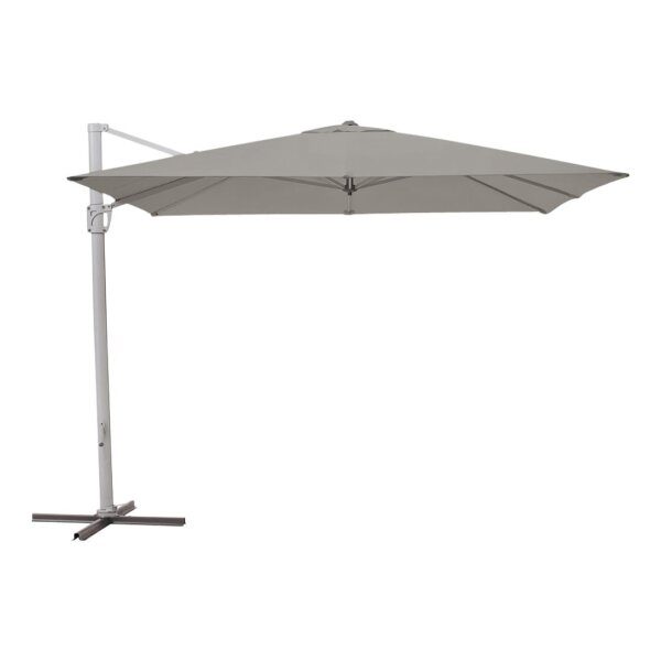 SUNFLEX Ampelschirm 300x300cm 053 off grey - schnell und einfach (ohne Befestigung)