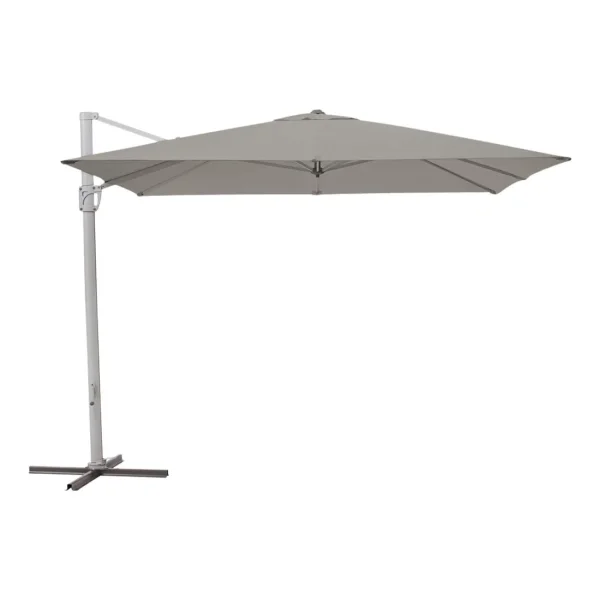 SUNFLEX Ampelschirm 300x300cm 057 stone grey- schnell und einfach (ohne Befestigung)