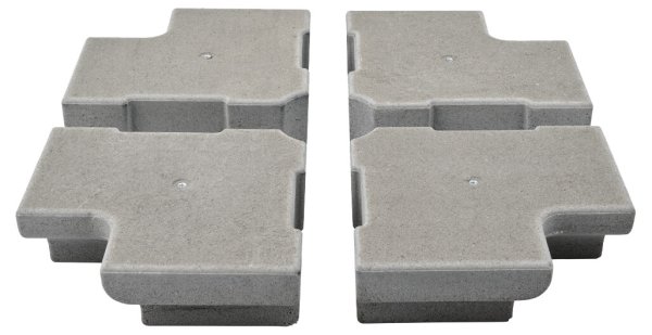 Glatz Gewichte-Set zu M4 Rollensockelrahmen 120kg