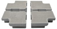 Glatz Gewichte-Set zu M4 Rollensockelrahmen 180kg
