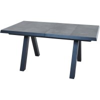 Sienna Garden LINDOS Ausziehtisch 160/200x90 matt-anthrazit/teak/Keramik