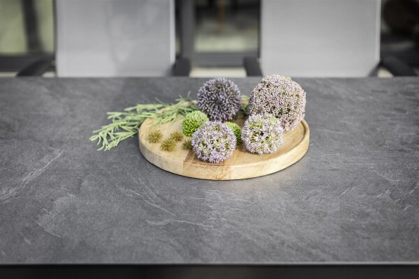 HPL Tischplatte Jura Anthrazit 138 x 68 x 1,3 cm W-Profil