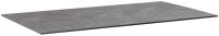 HPL Tischplatte Anthrazit 160 x 95 x 1,3 cm C-Profil