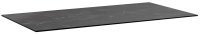 KETTLER HPL Tischplatte Marmor Grau 160 x 95 x 1,3 cm...