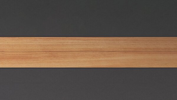 HPL Tischplatte Dunkel Grau /Teak-Optik m. Fräsung 250 x 97 x 1,3 cm W-Profil