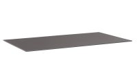 KETTLER KETTALUX Tischplatte Anthrazit grau schieferoptik 95 x 95 x 1,3 cm