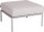 Stern ROMY Lounge Hocker greige / greige / vanille