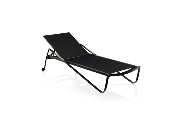 DIAMOND Stapelliege anthrazit/charcoal/teak