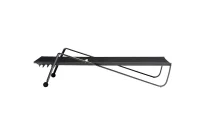 DIAMOND Stapelliege anthrazit/charcoal/teak