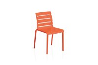 KETTLER PONZA Stapelstuhl orange Kunststoff