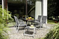 BOULEVARD Klapptisch 70 x 70 cm anthrazit / anthrazit