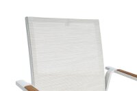 DIAMOND Stapelsessel nl weiß mattt/beige/teak