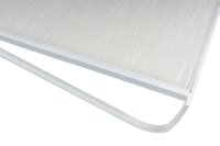 DIAMOND Stapelliege weiss mattt/beige/teak