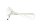 DIAMOND Stapelliege weiss mattt/beige/teak