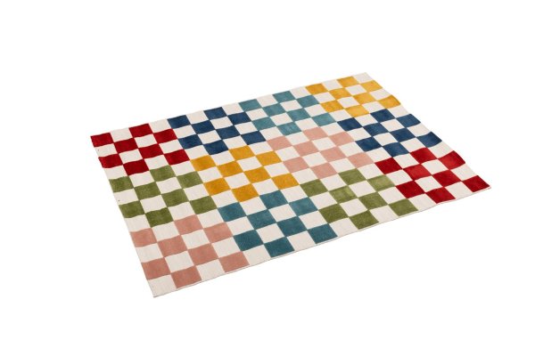 KETTLER CUBE Outdoorteppich 160x230 cm beige bunt