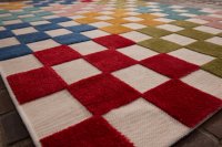 KETTLER CUBE Outdoorteppich 160x230 cm beige bunt