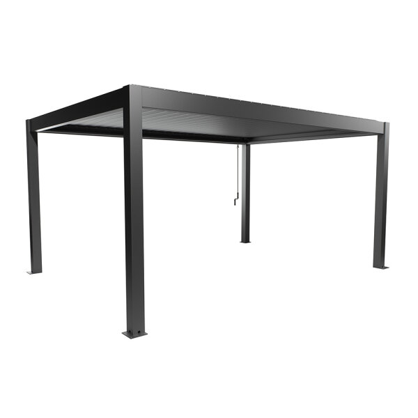 Pergola 5,50 x 3,50m dunkelgrau-metallic / silber-metallic