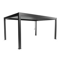 Pergola 5,50 x 3,50m dunkelgrau-metallic / silber-metallic