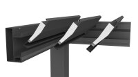 Pergola 5,50 x 3,50m dunkelgrau-metallic / silber-metallic