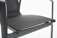 DIAMOND Stapelsessel nl anthrazit/charcoal/teak