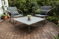 GENTLE Lounge Tischgestell anthrazit matt 95x95cm