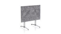 Kettler Tampa Gartenmöbel Dining-Set (4 Plätze) mit Klapptisch 120x80cm silber/anthrazit