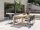 MIA Dining - Set 4-tlg. Sessel  schwarz matt / seidenschwarz