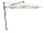Glatz SOMBRANO® S+ Ampelschirm 300x300cm, Des.158 off white