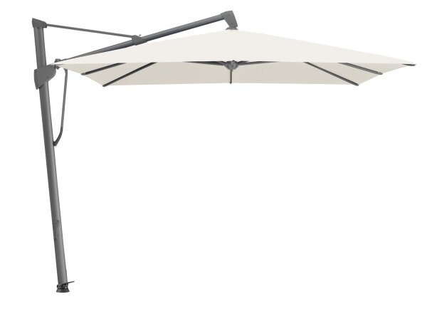 SOMBRANO® S+ 350x350cm, Des.158 off white/anthrazit - Ingenieurskunst für 360° Schatten (ohne Befestigung)