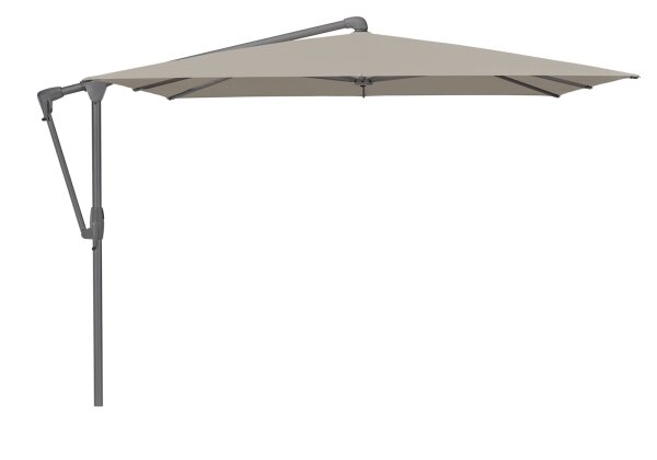 SUNWING® Casa easy 270x270cm, Des.151 ash/anthrazit -  Der 360° Schattenspender in klein (ohne Befestigung)