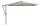 SUNWING® Casa easy 270x270cm, Des.151 ash/anthrazit -  Der 360° Schattenspender in klein (ohne Befestigung)