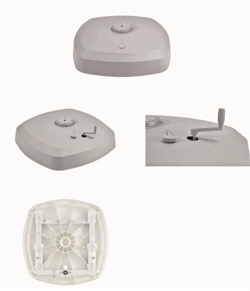 Sockel Suncomfort by Glatz Roll Base Maxi bis zu 120kg