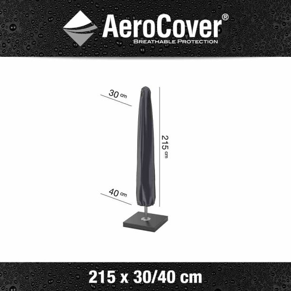 AeroCover Abdeckhaube f. Mittelstockschirm H215x30/40