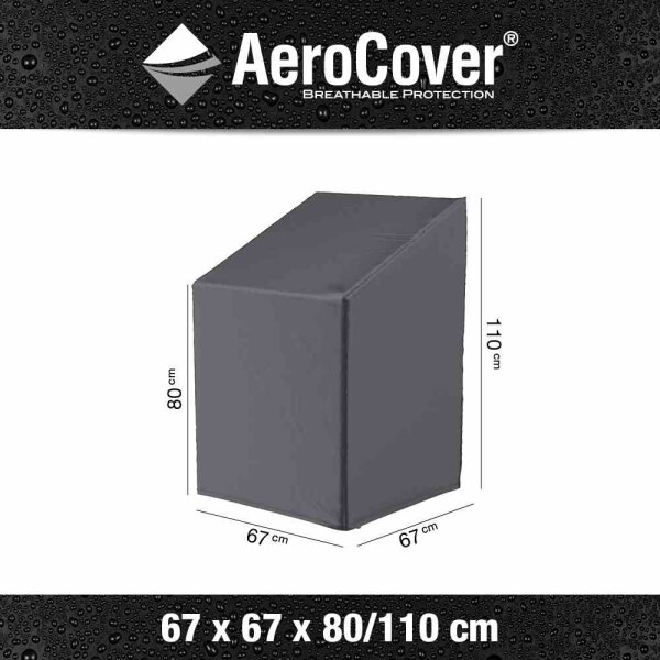 AeroCover Abdeckhaube f. Stapelsessel 67x67xH80/110