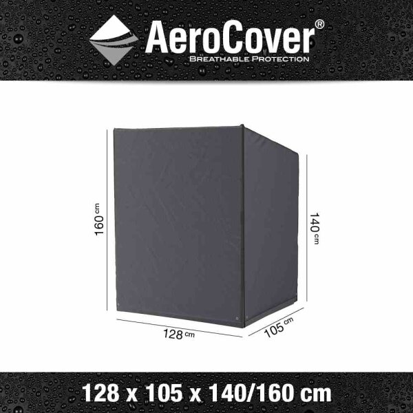 AeroCover Abdeckhaube f. Strandkorb 128x105x160/140cm