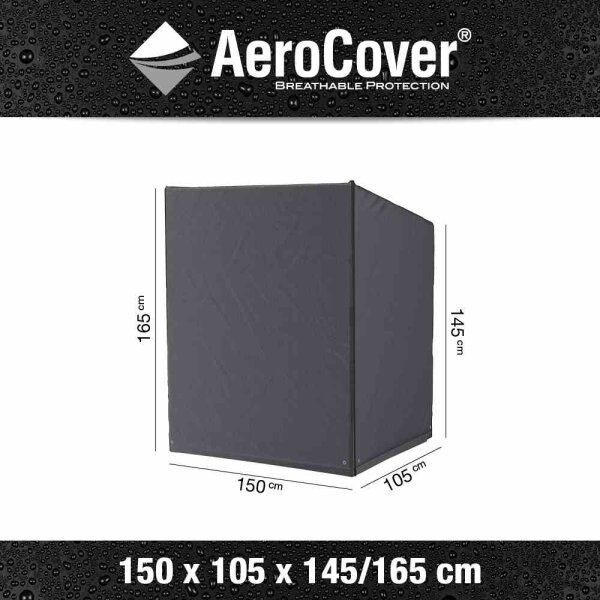 AeroCover Abdeckhaube f. Strandkorb 150x105x145/165cm