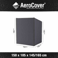 AeroCover Abdeckhaube f. Strandkorb 150x105x165/145cm
