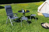 SLIGHT Klappsessel anthrazit / grau