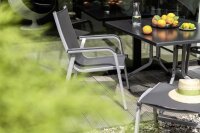 BOULEVARD Klapptisch 115 x 70 cm silber / anthrazit