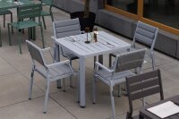 LATITUDE Stapelsessel hellgrau