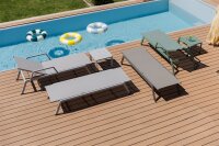 LATITUDE Rollliege mit Armlehne hellgrau/hellgrau