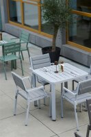 LATITUDE Sitz- und Rückkissen grau 45x40cm